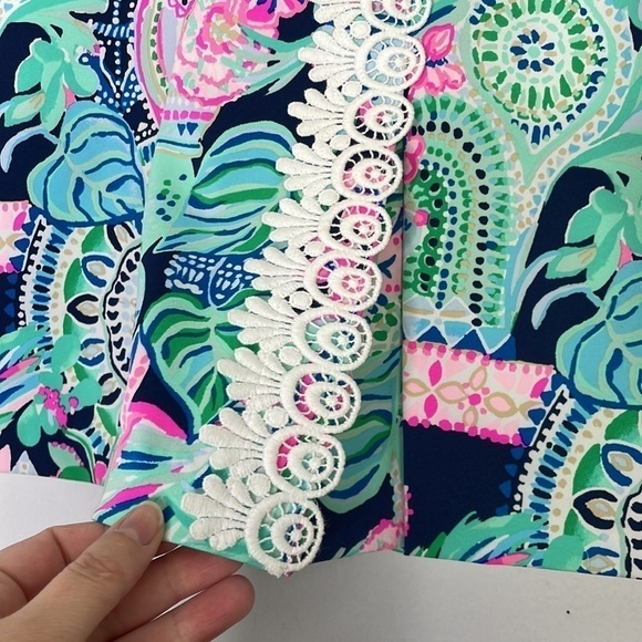 Lilly Pulitzer X Luxletic Daphne colorful cheetah floral print mini golf skort - Picture 4 of 8